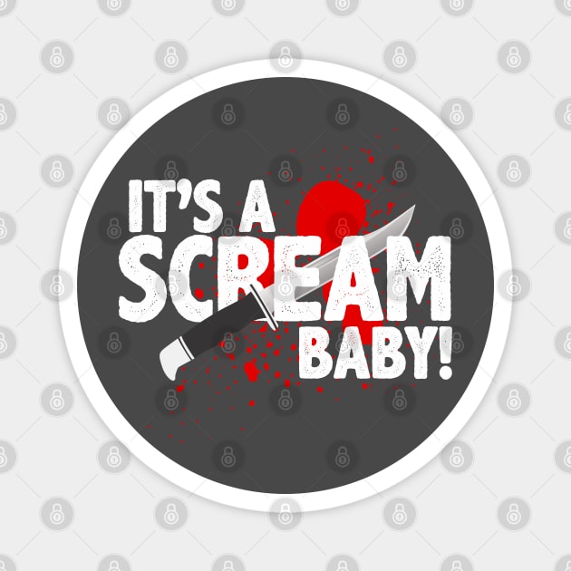 It's a scream baby! Magnet by ZombieNinjas